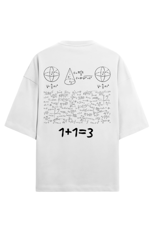 1+1=3, Terry Oversized T-Shirt