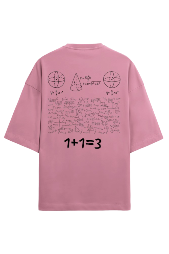 1+1=3, Terry Oversized T-Shirt