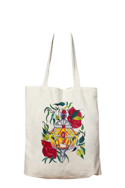 Blooming Lantern- Tote Bag